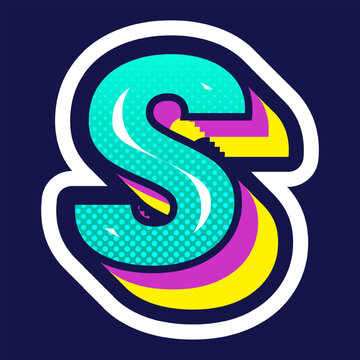 Colorful Comic Alphabet