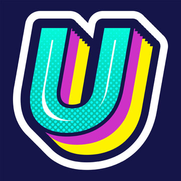 Colorful Comic Alphabet