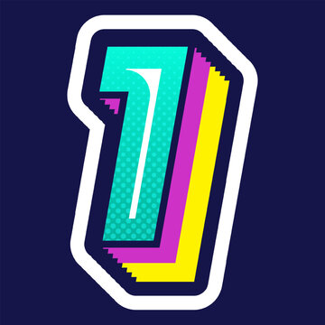 Colorful Comic Alphabet