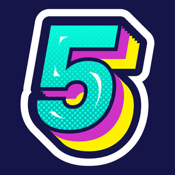 Colorful Comic Alphabet
