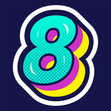 Colorful Comic Alphabet