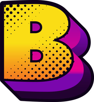 Colorful Comic Alphabet