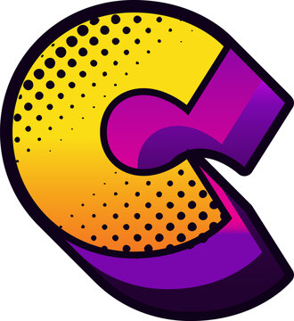 Colorful Comic Alphabet