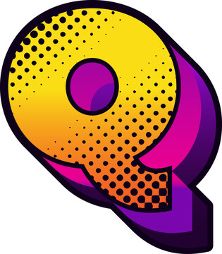 Colorful Comic Alphabet