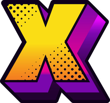 Colorful Comic Alphabet