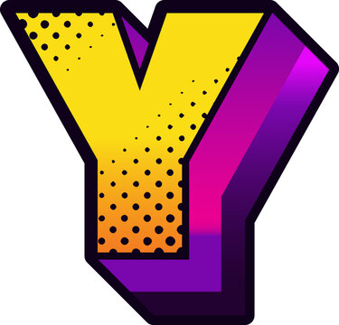 Colorful Comic Alphabet