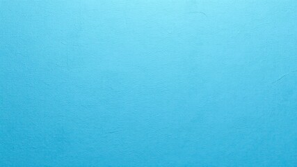 Poster - Clean, Bright, Sky Blue Textured Surface Background Displaying Fine Details and Slight Imperfections for Use as Design Element