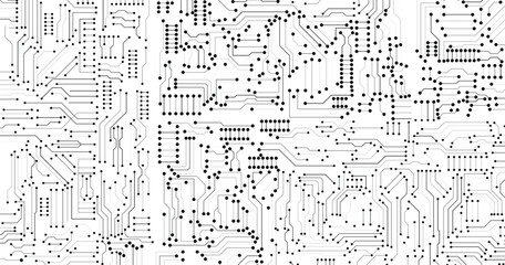 Poster - circuit board, technology background. vector illustration. eps 10.