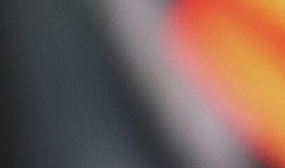 Poster - vibrant gradient of red, orange, yellow, and white with grain noise texture, ideal for creative projects, digital art, and modern or retro designs.