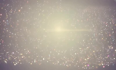 Fototapete - Abstract digital waves of glowing particles and energy flows with futuristic motion in a sci-fi inspired virtual space.