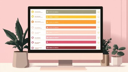 Aufkleber - Daily Compliments Tracker Infographic for Boosting Positivity and Self-Esteem