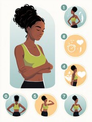 Aufkleber - 7-day Confidence Booster Plan Infographic for Personal Growth and Self-Improvement