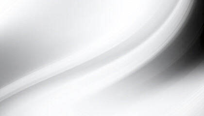 Poster - Smooth texture in black and white with flowing lines creates serene atmosphere