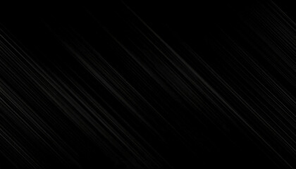 Poster - Smooth black background with diagonal lines creating sleek texture