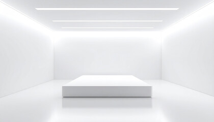 Poster - clean white studio with even lighting, featuring product centered on matte surface