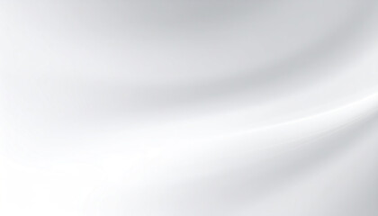 Poster - Smooth white texture with gentle curves and soft lighting creates serene atmosphere