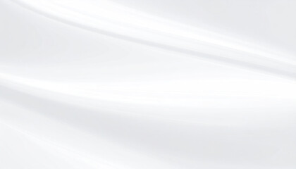 Poster - Smooth white fabric with elegant texture and soft sheen, perfect for backgrounds