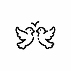 Poster - Peaceful flying bird vector with wings spread in artistic black silhouette style
