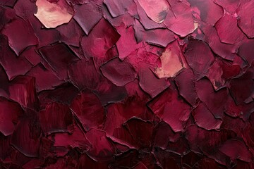 Poster - Deep burgundy textured background featuring layered paint strokes showcasing rich tones and artistic design elements suitable for various creative projects and decor purposes