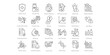 © YEVHENIIA - Vector line icons set representing a medical trial. Shows elements of study, research, test, and clinic context. Suitable for use in clinical or educational settings.