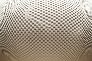 Poster - Spherical carbon textures showcase intricate light beige patterns, emphasizing their unique design and texture in a close-up view