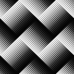 Poster - Seamless black and white circle pattern background design
