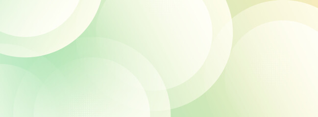 Leinwandbilder - banner background. green gradations. circle shape. Minimalist banner background. Simple design. V