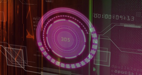 Poster - Image of scope scanning with data processing over server room
