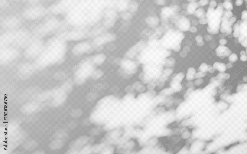 Tree Shadow Overlay Hd เวกเตอร์ Stock Abstract shadow overlay from tree branch on a ...