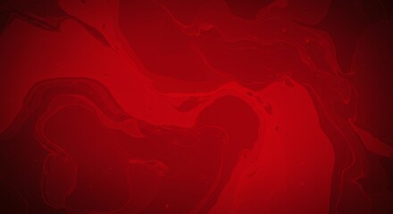 Poster - Abstract Red Swirl Design  - Fluid, dynamic, energy, passion, intensity. A vibrant red abstract background perfect for designs needing a bold, powerful feel