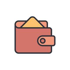 Poster - Wallet Icon Showing Financial Security And Payment Methods Symbol