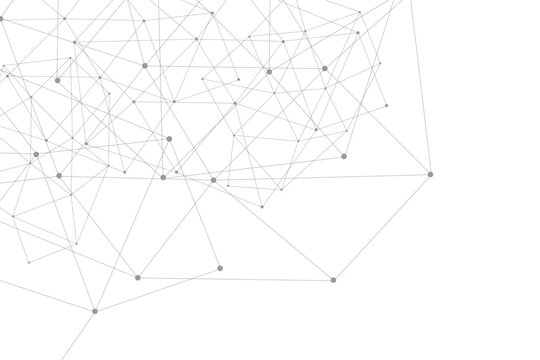Abstract technology dot and line connection digital hi tech design concept background. Space for text. Vector illustration