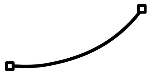 Aufkleber - Connecting arrow point on transparent background