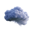 © Natnicha - Fluffy cloud with soft edges, isolated on a white background. Ideal for backgrounds or environmental themes.