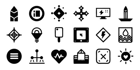 Poster - High quality minimalist graphic design icon set for branding and web projects