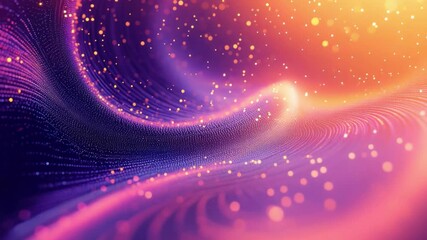 Poster - cosmic radiance: an abstract, ethereal portrayal of a swirling, cosmic entity in hues of gold, purpl