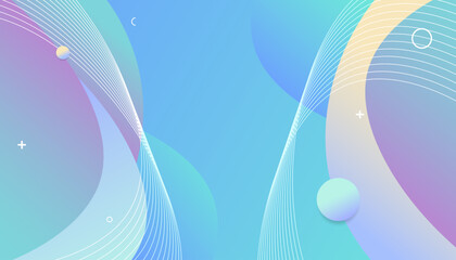 Aufkleber - Soft Pastel Abstract Background Graphic. Can be used for advertisement, presentation