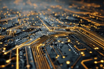 Poster - Abstract circuit board
