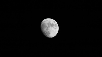 Wall Mural - Moon in the night sky. Crescent moon