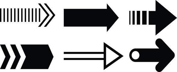 Poster -  Arrow icon. Arrow vector collection. Arrow. Cursor. Modern simple arrows. Vector illustration