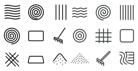Poster - Abstract minimalist line patterns for creative design projects