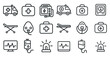 © Влада Яковенко - Medical emergency icons for ambulance and first aid kits design