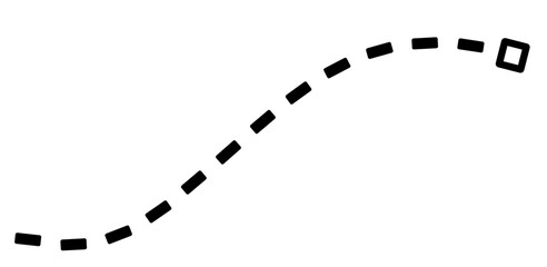 Aufkleber - Connecting arrow point on transparent background