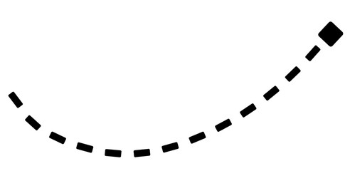 Aufkleber - Connecting arrow point on transparent background