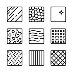 Poster - set of black and white arrows