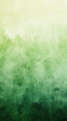 Poster - Abstract watercolor painting in serene green shades