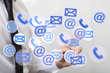 Poster - Reach out via phone, email, or other methods.  Contact us today!