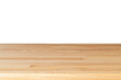 © Alexander Gogolin - Wooden Table Surface with White Background Mockup