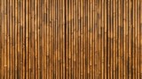 Natural bamboo stalks form a textured backdrop with organic patterns and warm tones, creating a serene ambiance