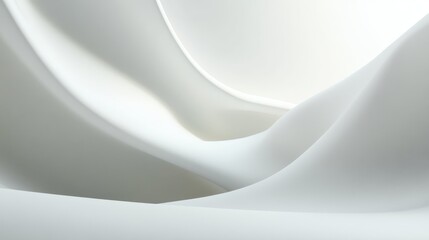 Poster - Clean abstract white background with minimalistic design